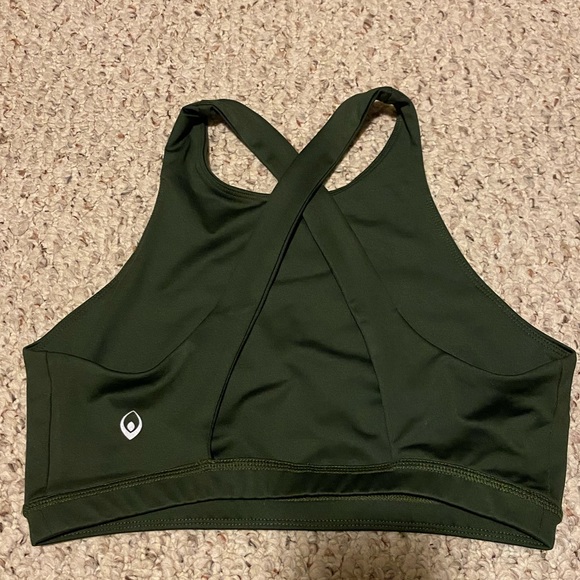 My innerfire forest green shine bra. 6/s - Picture 3 of 5